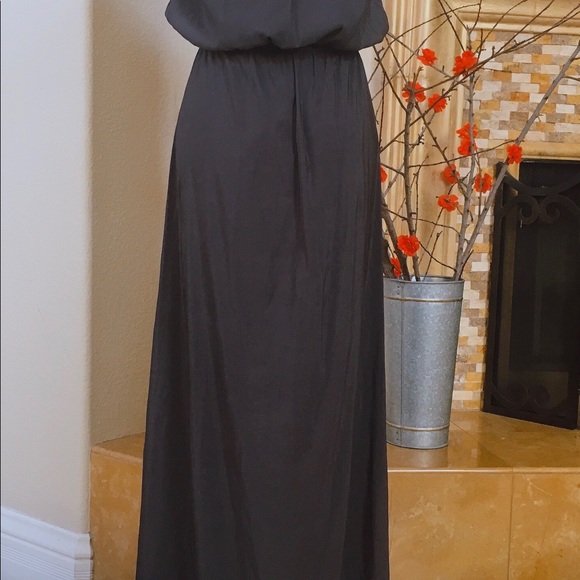 H&M Long haltered neck dress in woven fabric - Picture 6 of 8